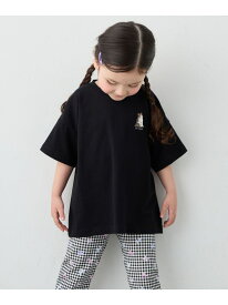 【SALE／30%OFF】【綿100%】バックプリント オーバーサイズTシャツ ANY KIDS エニィ トップス カットソー・Tシャツ ピンク ホワイト ブラック【RBA_E】[Rakuten Fashion]