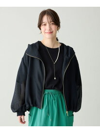 【SALE／20%OFF】メッシュブルゾン ANY エニィ ジャケット・アウター ブルゾン・ジャンパー ブラック ベージュ【RBA_E】【送料無料】[Rakuten Fashion]