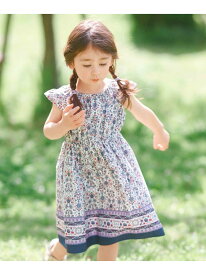 【SALE／30%OFF】【WEB限定柄有】総柄 サマー ワンピース ANY KIDS エニィ ワンピース・ドレス ワンピース ネイビー ブルー パープル ピンク【RBA_E】[Rakuten Fashion]