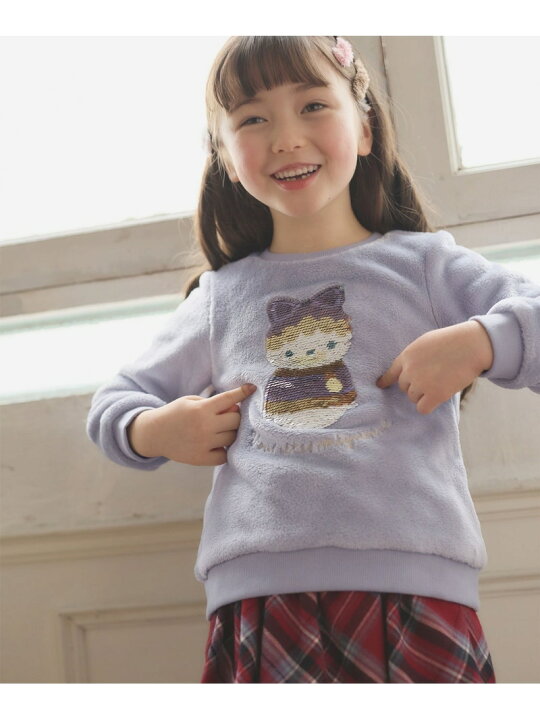 楽天市場】【SALE／40%OFF】両面 フリース スパンコール トレーナー  