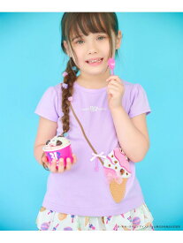 【SALE／30%OFF】【any FAM×サーティワン アイスクリーム】フレーバー ポシェットTシャツ ANY KIDS エニィ トップス カットソー・Tシャツ ベージュ パープル ピンク【RBA_E】[Rakuten Fashion]