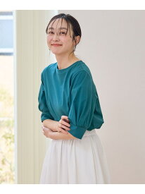 【SALE／30%OFF】パフスリーブカットソー ANY エニィ トップス カットソー・Tシャツ ブラック ホワイト グレー ブルー ピンク【RBA_E】[Rakuten Fashion]