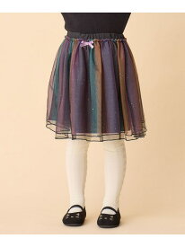 【SALE／20%OFF】チュール スカート any FAM KIDS エニィファム スカート ロング・マキシスカート ブラック ベージュ【RBA_E】[Rakuten Fashion]