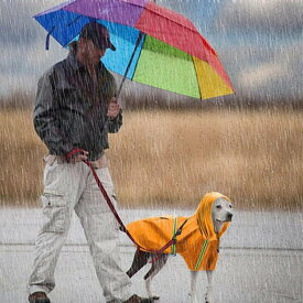 犬 スポーティー 雨具 犬の服 着せやすい かわいい ポンチョ 中型犬 防水 レインコート 犬用 ドッグウェア 反射テープ 撥水 犬 雨の日