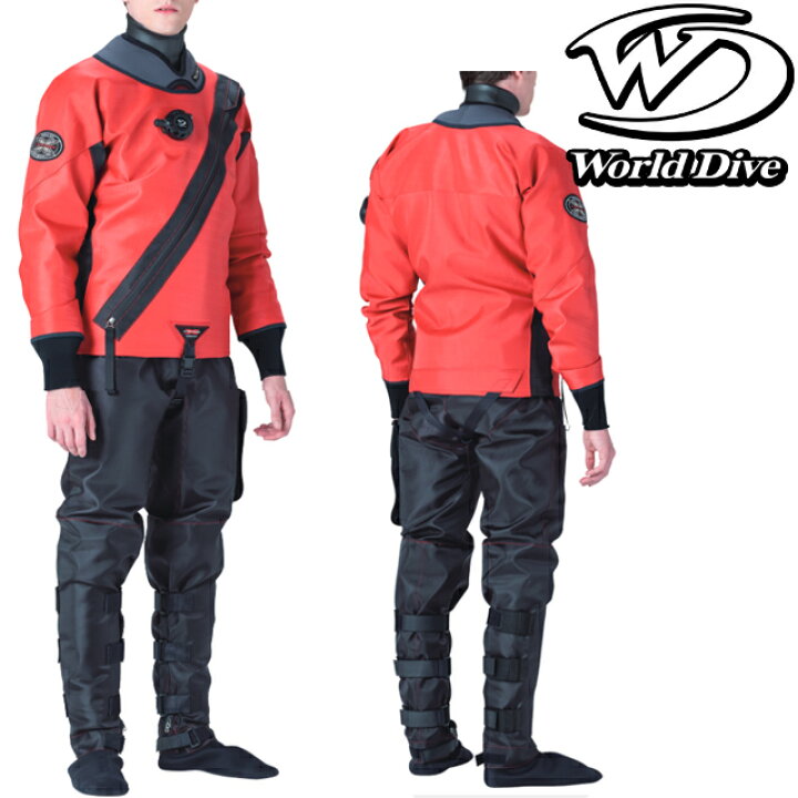 楽天市場】World Dive IC9700R ダイビング ドライスーツ シェルドライ 