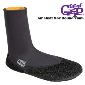 SURF GRIP サーフグリップ サーフブーツ ヒートソックスAir Heat Sox Round 7mm 7ミリ サーフィン サーフソックス防寒対策 ソックス ブーツ ラウンド