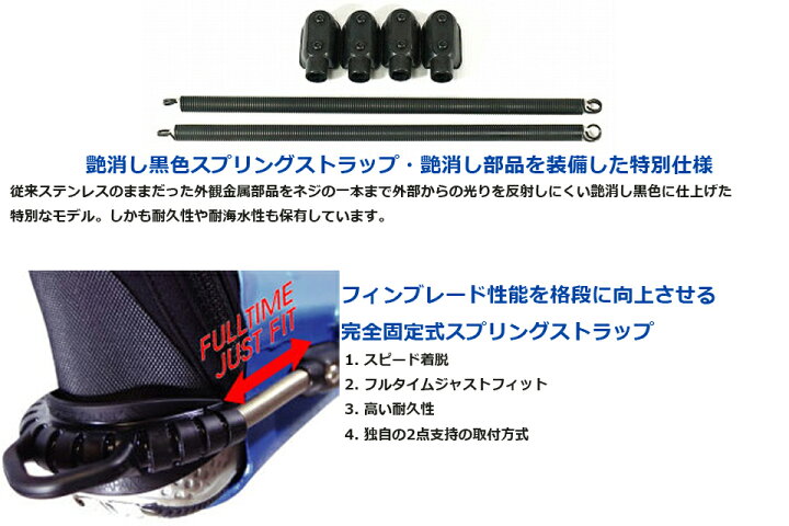 楽天市場】apollo アポロ 日本潜水機 バイオフィン・プロ SP オール 