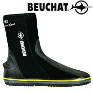 Beuchat SIROCCO SPORT ブーツ 21713 5mm 5ミリ ダイビング ブーツファスナー付き ダイビングブーツ ブッ…