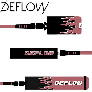 DEFLOW THE FIRED UP LEASH 5FT 6FT 5.5MM ���[�V���R�[�h �h���b�v�R�[�h�T�[�t�{�[�h �R�[�h �T�[�t�B�� ���[�V��