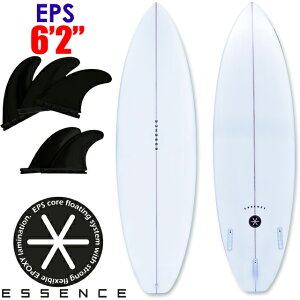 ESSENCE SHORT 6'2" V[g{[h T[t{[hGbZX T[tB n[h{[h EPS FUTURE TRI6.2 t[`[ gCtB CLEAR NA