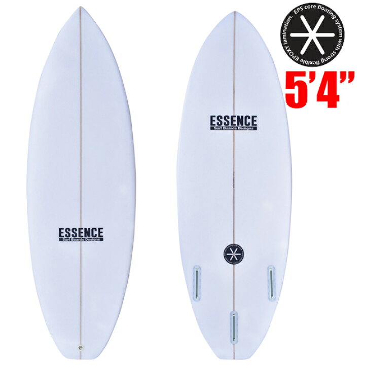楽天市場】ESSENCE GROM 5.4ft CLEAR キッズサーフボード サーフボード 