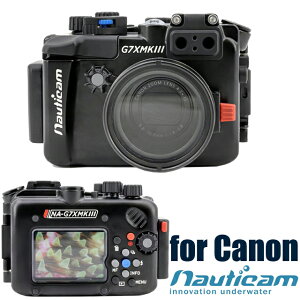 Nauticam NA G7XMKIII 10457 m[eBJ Lm _CrO nEWOJ fW^J Be RpNg ϕHA~Canon PowerShot G7 X Mark IIIp p[Vbg