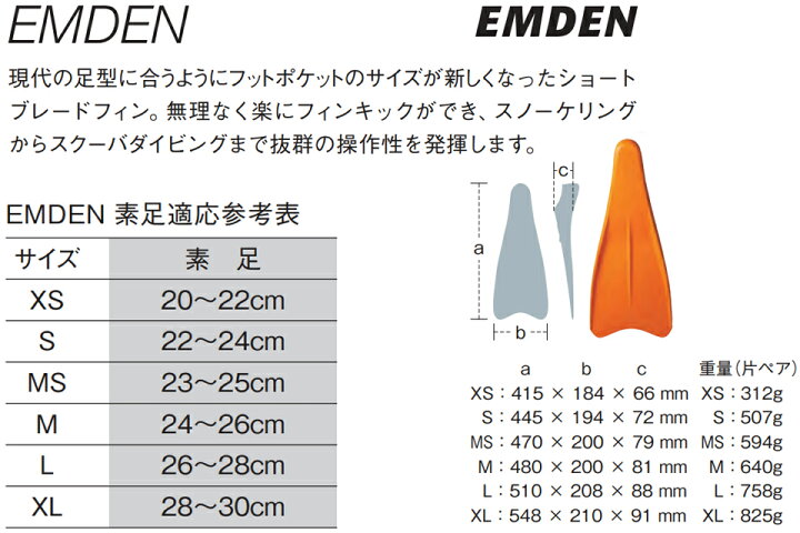楽天市場】GULL EMDEN ダイビング ラバーフィン ゴムフィン フルフット 
