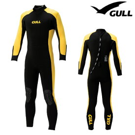 GULL GW-6673B GULL5mm ウエットスーツ メンズ ダイビング フルスーツ ワンピースガル 5ミリ ウェットスーツ ファスナー付き 起毛