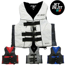 JETPILOT ジェットパイロット ライフジャケット ライフベストJA23128CGA STRIKE PLUS 4-BUCKLE CGA NYLON VESTメンズ ジェット 水上バイク 4バックル