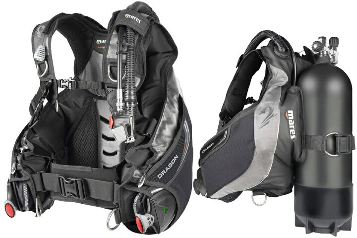 楽天市場】マレス ドラゴン SLS 417223 ダイビング BCD インフレーター 