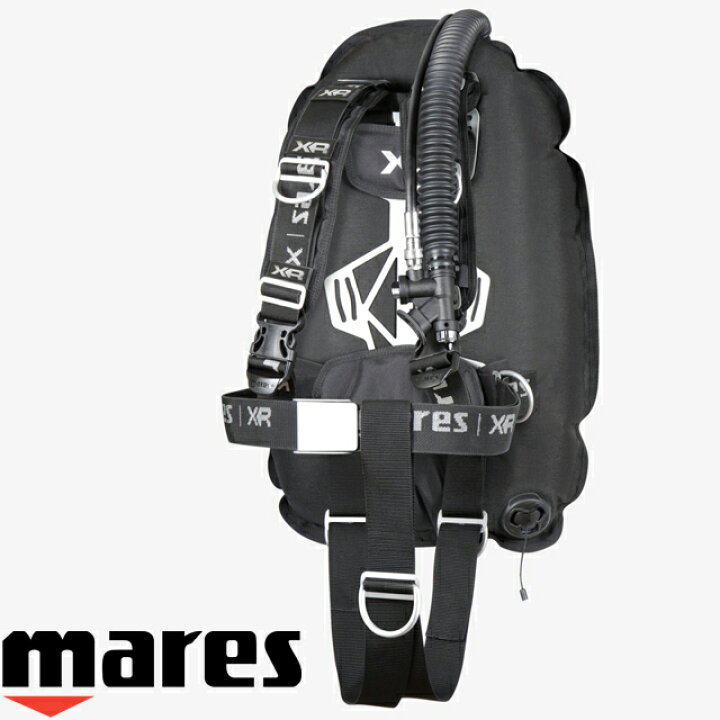 楽天市場】MARES XR-REC トリム シングル バックマウント セット 