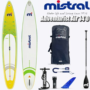 MISTRAL ~Xg Ct[^u SUP SUP{[h Ahxc[Xg GA[ADVENTURIST air 14'0 x 30.0" Paddle & Leash set ph[VZbgX^hAbv ph{[h GA[Tbv Ct