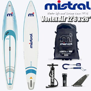 MISTRAL ~Xg Ct[^u SUP Tbv SUP{[hVortex Air 12'6 x 26" {[ebNX GA[ [X{[h [T[ X^hAbv ph{[h GA[Tbv Ct[^[