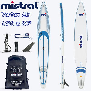 MISTRAL Vortex Air 14f0 x 26.0" SUP {[h X^hAbv~Xg {[ebNX GA[ Ct[^u Ct[^[ph{[h GA[Tbv 14ft 14tB[g [X{[h