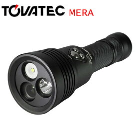 TOVATEC MERA メラ ライト カメラ 一体型水中ライト ワイド・スポットLED ライト プロライト 水中ライトストロボ 1000ルーメン ビデオ ビデオライト カメラライト ダイビング