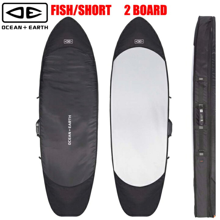 楽天市場】OCEAN&EARTH COR_X FISH/SHORT TRAVEL COVER 2 BOARD 