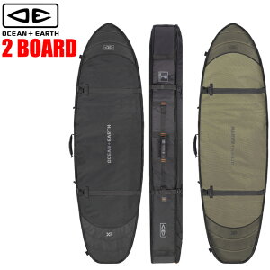 OCEAN&EARTH HYPA FISH/SHORT TRAVEL COVER 2 BOARDサーフボード ボードケース ハードケース サーフィン トラベル カバーボードカバー フィッシュショート 2本 トリップ サーフボードケース O&E