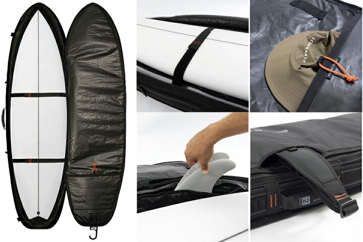 楽天市場】OCEAN&EARTH HYPA LONGBOARD TRAVEL COVER 2 BOARD 