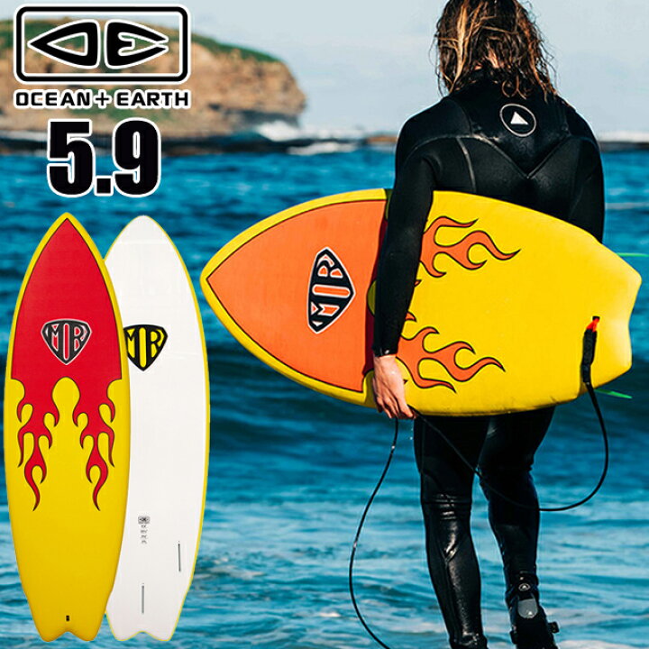 楽天市場】OCEAN&EARTH MR EPOXY-SOFT SUPER TWIN FIN 5.9ft 
