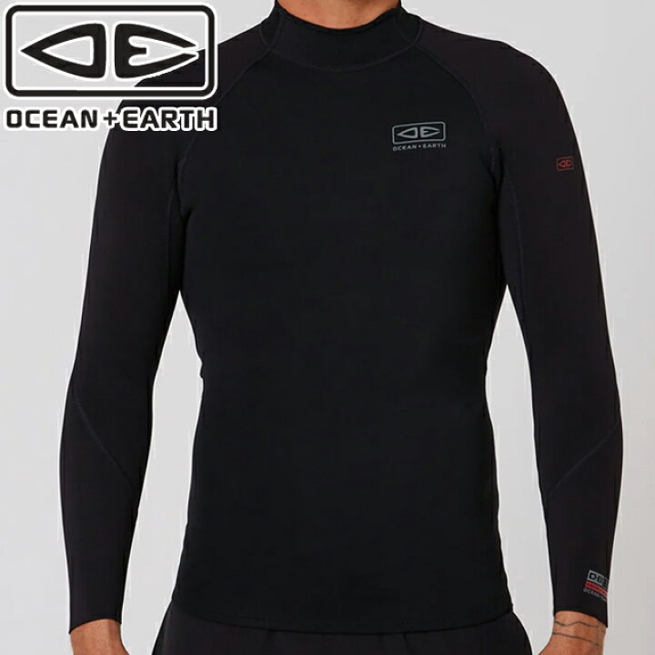楽天市場】OCEAN&EARTH O&E 1.5mm LONG SLEEVE DOUBLE BLACK 