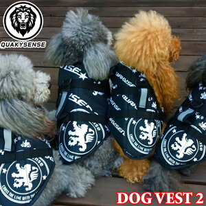 quakysense  EMBLEM DOG VEST 2 hbOxXg p xXgNG[L[ZX CtWPbg CtxXg oCN WFbg ybg