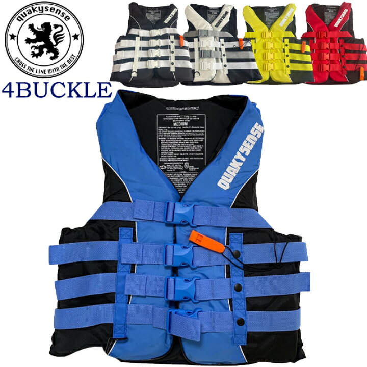楽天市場】quakysense WILLOW 2nd STORY 4BUCKLE LIFE VEST ライフ 