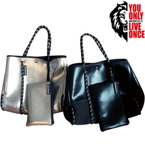 QUAKYSENSE �N�G�[�L�[�Z���X ROYAL VOYAGE TOTE BAGGLOSSY SILVER (RV223-G02) GLOSSY BLACK(RV223-G20)�o�b�O �r�[�`�o�b�O �~�h�� �h���o�b�O �h�� �g�[�g�o�b�O �r�W�l�X ��v