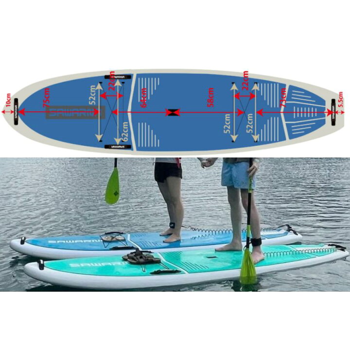 楽天市場】SAWARNA TOUGH TECH CRUISER106 SUPボードクルーザー サップ 