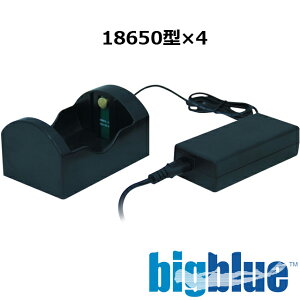 BIGBLUE 18650型×4 充電器 ダイビング 水中ライト リチウム バッテリー チャージャービッグブルー 水中カメラ チャージアダプター VTL-11000P