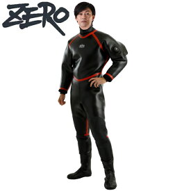 ZERO ゼロ プロフェッショナル ドライスーツ流氷プロ2 ORD ダイビング 潜水士 作業 プロ ラジアル アウトラスト3,5mm 5mm 6,5mm プロドライスーツ メンズ 男性 防寒 保温 マリンスポーツ オーダー