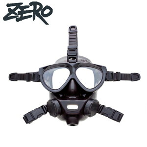ZERO ゼロ マンティス フルフェイスマスク ブラックシリコン MFF-PROFULL FACE MASK 水中通話 全面マスク 潜水 作業 ダイビング 水中メガネ 寒冷地