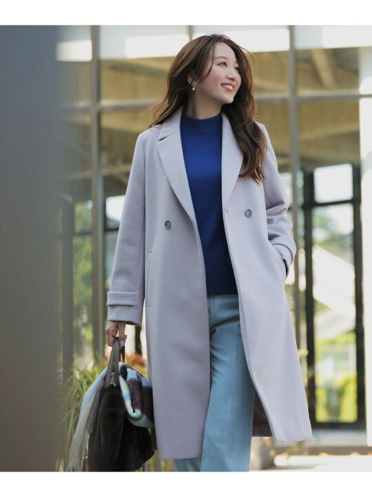 楽天市場】【SALE／20%OFF】ウールライクロング チェスターコート ANY 