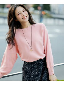 【花粉リリース】ドルマン ニット ANY SIS エニィスィス トップス ニット ブルー ネイビー イエロー グリーン ピンク グレー【送料無料】[Rakuten Fashion]