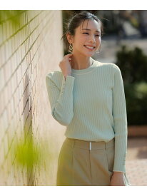 ラインポイント ニット ANY SIS エニィスィス トップス ニット グリーン ホワイト ネイビー【送料無料】[Rakuten Fashion]