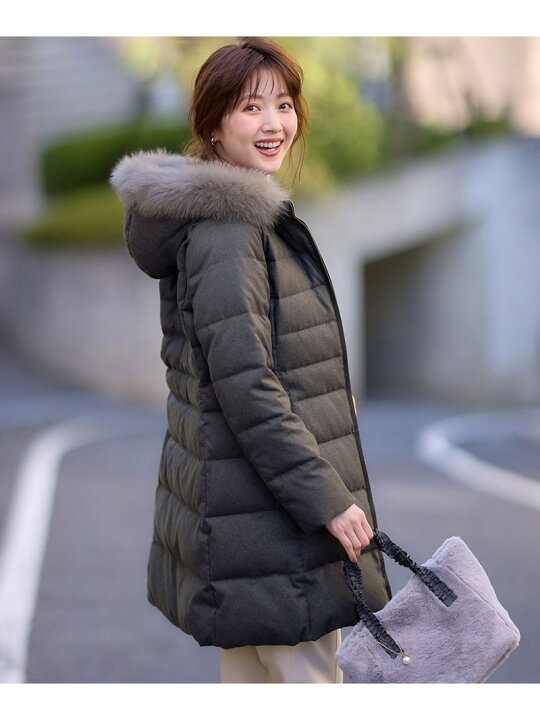 楽天市場】【SALE／50%OFF】【洗える】リッチファーフードロング 
