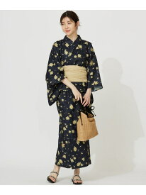 【SALE／30%OFF】【着付け簡単5点セット】2WAY セパレート浴衣セット ANY SIS エニィスィス 着物・浴衣・和装小物 着物 ネイビー ブルー【RBA_E】【送料無料】[Rakuten Fashion]