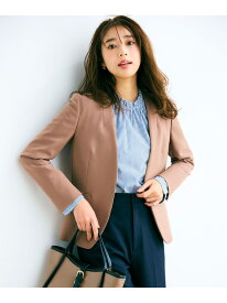 【SALE／30%OFF】【保温効果/ストレッチ】シリーズ累計13万枚突破!ビューティサーモ ノーカラージャケット ANY SIS エニィスィス ジャケット・アウター ノーカラージャケット ブラック グレー ネイビー ブラウン【RBA_E】【送料無料】[Rakuten Fashion]