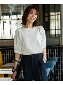 シャイニーラメパフスリーブ カットソー ANY SIS L エニィスィス トップス カットソー・Tシャツ シルバー【送料無料】[Rakuten Fashion]