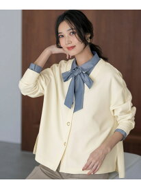 【SALE／30%OFF】カットジョーゼット カーディガン ANY SIS S エニィスィス トップス カーディガン ホワイト ブラック【RBA_E】【送料無料】[Rakuten Fashion]