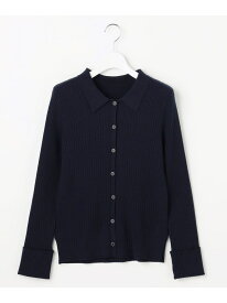 【SALE／30%OFF】CICA加工 襟デザイン ニット ANY SIS エニィスィス トップス ニット ワインレッド ホワイト ブラウン ネイビー【RBA_E】【送料無料】[Rakuten Fashion]