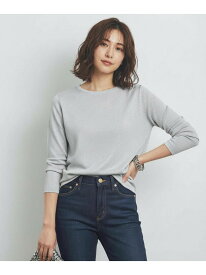 【SALE／50%OFF】【洗える】シアーラメ インナー ANY SIS エニィスィス トップス カットソー・Tシャツ シルバー グレー【RBA_E】[Rakuten Fashion]