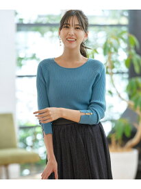 【SALE／50%OFF】【ウールブレンドシリーズ】ベースネックリブコンビ ニット ANY SIS S エニィスィス トップス ニット イエロー ブラック ブルー ホワイト レッド【RBA_E】[Rakuten Fashion]