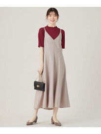 【SALE／50%OFF】【洗える】フレアキャミソール ワンピース ANY SIS エニィスィス ワンピース・ドレス ワンピース ベージュ ブラウン ブラック【RBA_E】【送料無料】[Rakuten Fashion]