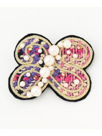 【SALE／30%OFF】【25周年記念】オリジナルツイード ブローチ ANY SIS エニィスィス アクセサリー・腕時計 ブローチ・コサージュ・バッジ ピンク ネイビー【RBA_E】[Rakuten Fashion]